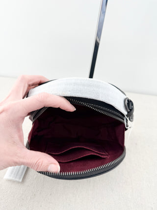 Coach canteen leather crossbody Halloween cat bag