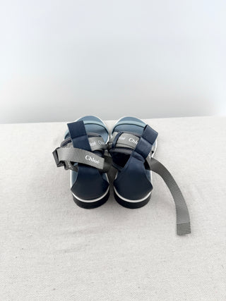 Chloe Sporty logo sandal, 39 1/2