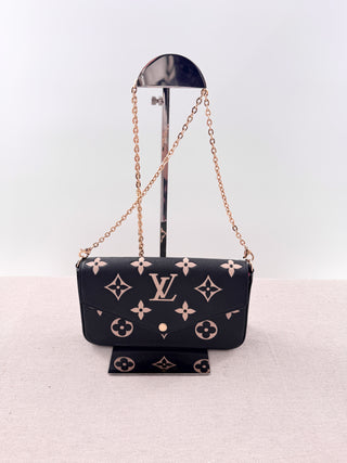 Louis Vuitton pochette felicie bag with chain strap