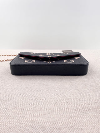 Louis Vuitton pochette felicie bag with chain strap