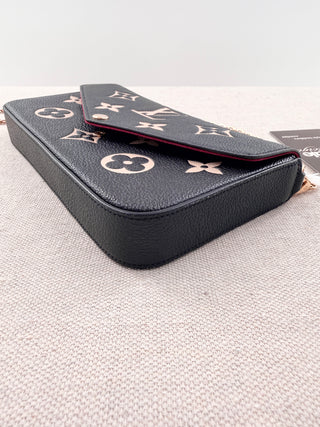 Louis Vuitton pochette felicie bag with chain strap