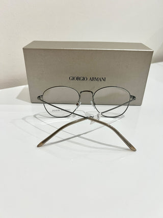 NWT Giorgio Armani AR5064 Tortoise Half Rim Metal Frame Optical Frame Eyeglass