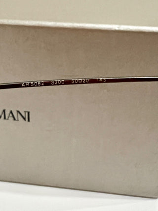 NWT Giorgio Armani AR5064 Tortoise Half Rim Metal Frame Optical Frame Eyeglass