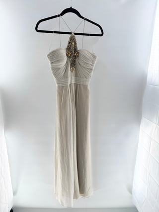 Aidan Mattox silk dress with embellishment long, 4