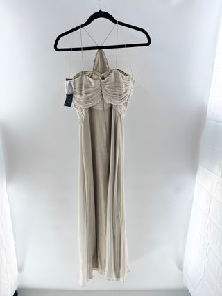 Aidan Mattox silk dress with embellishment long, 4