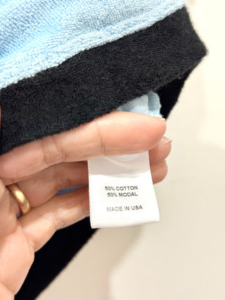 L'Academie terry matching set top and shorts, XS