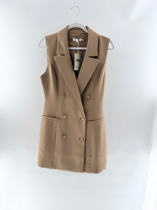 Good American sleeveless blazer mini dress, 1 / S