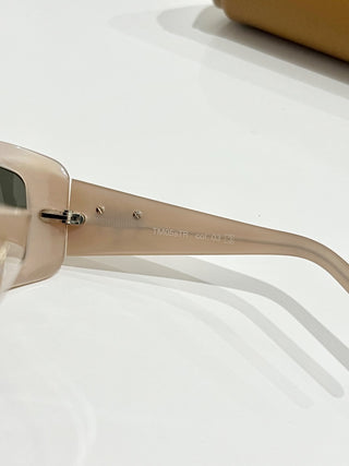 Technomarine TM05aTR Tan Acetate Frame Green Lens Shield Sunglasses