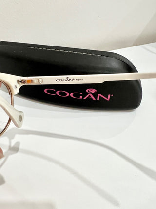 Cogan YC 2529W AMB Limited Edition Brown Gold Optical Frame Cat Eye Eyeglass