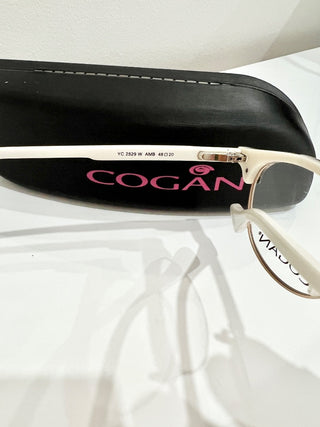 Cogan YC 2529W AMB Limited Edition Brown Gold Optical Frame Cat Eye Eyeglass