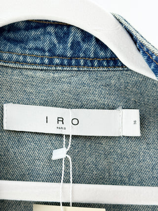 IRO denim jacket, 36 FR / 4 US