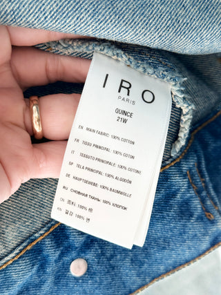 IRO denim jacket, 36 FR / 4 US