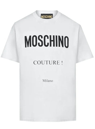 Moschino 'Moschino Couture' Short Sleeve Crewneck Graphic T-Shirt White Men's L