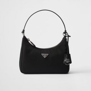 Prada Re-Edition 2005 Re-Nylon and Saffiano Black Mini Shoulder Handbag