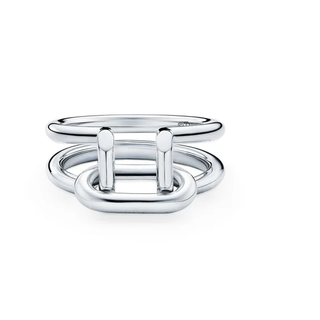 Tiffany & Co. HardWear Two-Row Ring Sterling Silver Women's Size 7