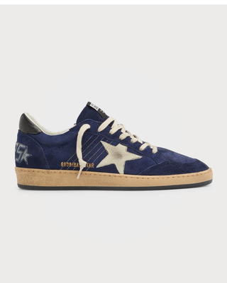 NWOT Golden Goose Ballstar Suede Low-Top Sneakers Dark Blue Men's Size 43 / 9.5