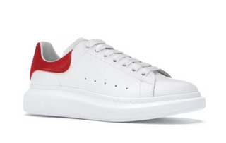 Alexander McQueen Oversized Low Top Chunky Sole Sneakers White Red Women EU 38.5