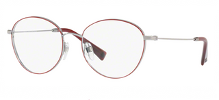 Valentino VA 1003 Optical Frames Oval Oversized Eyeglass Burgundy Red
