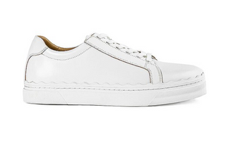 NWOT Tony Bianco X Revolve Qai Leather Lace Up Sneakers Milk Women's Size 9