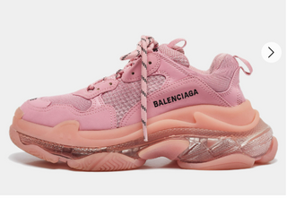 Balenciaga Triple S Mesh and Nubuck Leather Sneakers Bubblegum Pink Women's 37