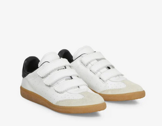 NWOT Isabel Marant Beth Low-Top Suede Slip On Sneakers White Women's Size 40