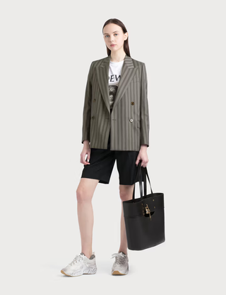 NWT Chloe Aby 100% Cow Leather Large Tote Handbag Black