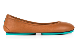 Tieks Nappa Leather Slip On Round Toe Ballet Flats Chestnut Women's Size US 7