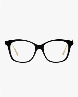 Christian Dior O BF 1200 Acetate Black Frame & Metal Cateye Eyeglasses