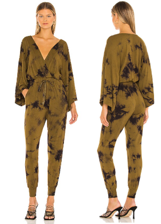 Young Fabulous & Broke Logan Jumpsuit Fern Vancouver Tie-Dye Women's Size XS