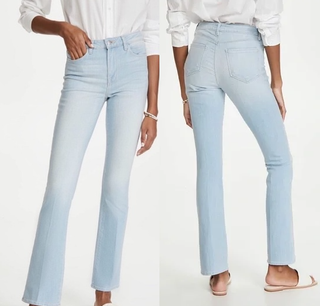 NWT L'Agence Oriana High Waisted Denim Straight Jeans Belmont Women's Size 27