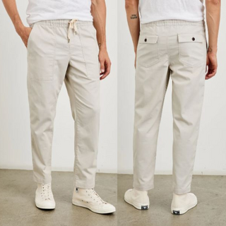 NWT Rails Drawstring Lightweight Corozo Buttons Gobi Pants Natural Men's Size S