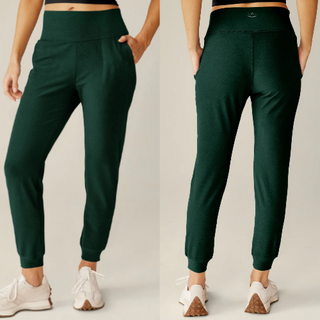 Beyond Yoga Spacedye Slim Fit Midi Jogger Pants Dark Spruce Green Women's Medium