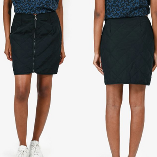 Ba&Sh black quilted mini skirt NWT, 2