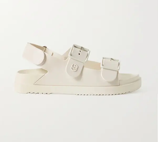 Gucci Isla Jelly Slingback Sandals with Double G with Studs Off-White Women's 8