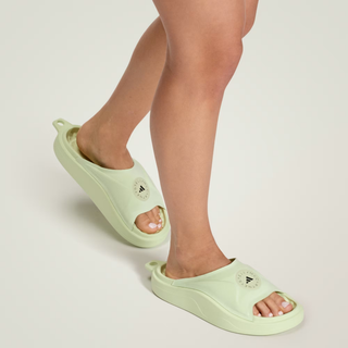 Adidas x Stella McCartney Rubber Slide Sandals Halo / Halo / Carbon Women's US 6