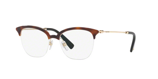 Valentino VA 1005 3022 Metal Havana Square Eyeglass Frames