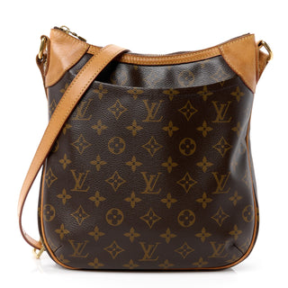 Louis Vuitton Odeon PM Monogram Leather Shoulder Crossbody Messenger Bag Brown