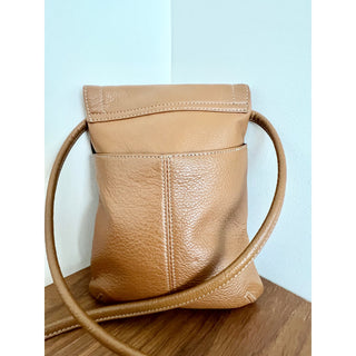 Tignanello Vegan Leather Crossbody Bag Brown Women's