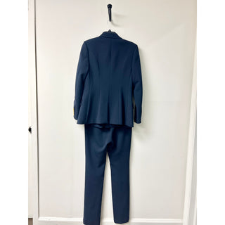 A.L.C. Sedgwick II Jacket and Carson Split Hem Pants Set Navy Blue Women's 6 / 8