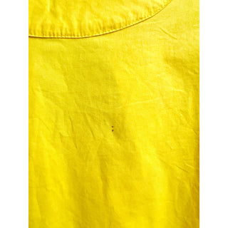 Unbranded Flare Sleeve Cotton Blend Back Tie Top Blouse Yellow Women's M / L