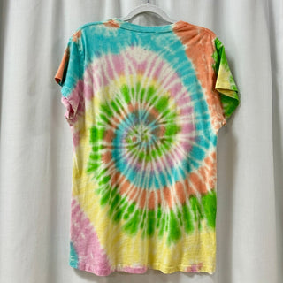 Grateful Dead Spiral Dancing Bears Short Sleeve Tie Dye T-Shirt Multi Womens M