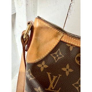 Louis Vuitton Odeon PM Monogram Leather Shoulder Crossbody Messenger Bag Brown