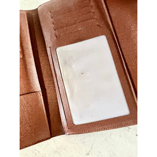 Louis Vuitton Paris Eugenie Brown Monogram Coated Canvas Flap Wallet