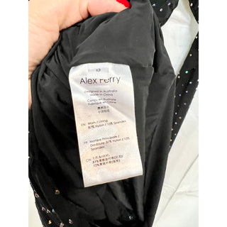 NWOT Alex Perry Embellished Cutout Bodycon Minidress & Leggings Black 8 UK /US 4