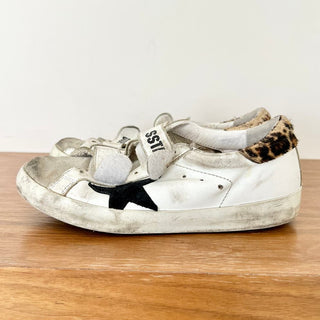 Golden Goose Super Star Old School Calf Hair Sneakers White Girls 33 / 1.5 Youth