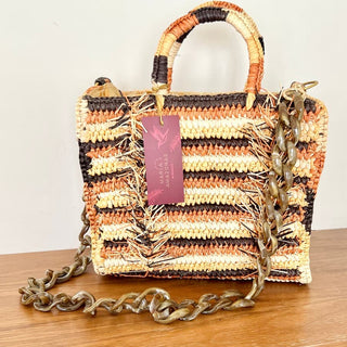 NWT Maria Amazonas Toquilla Straw Handbags Multicolor Women's