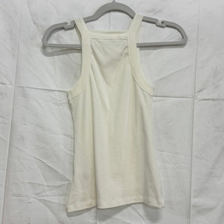 NWOT A.L.C. Hannah Sleeveless High Sqaure Neck Rib Knit Tank Top White Women XS