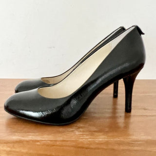 NWOT Michael Kors Leather Stiletto High Heel Pumps Shoes Black Women's Size 7.5