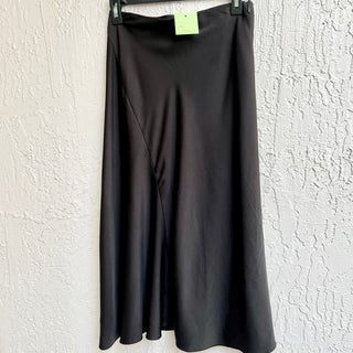 Majorelle A-Line Midi Skirt Black Women's Size Small