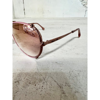 Roberto Cavalli Rc 1029/S 34U Rose Gold Metal Frame Aviator Sunglasses